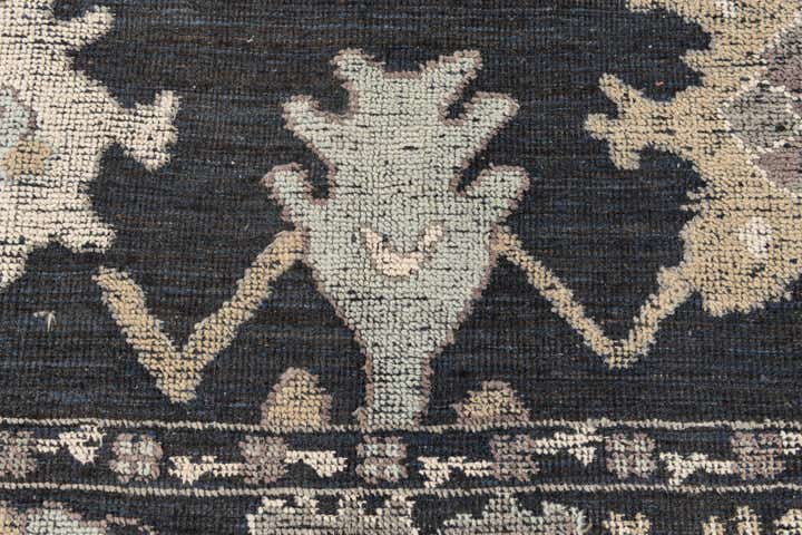 9' 2 x 12' 4 Hand Knotted Oushak Wool Rug