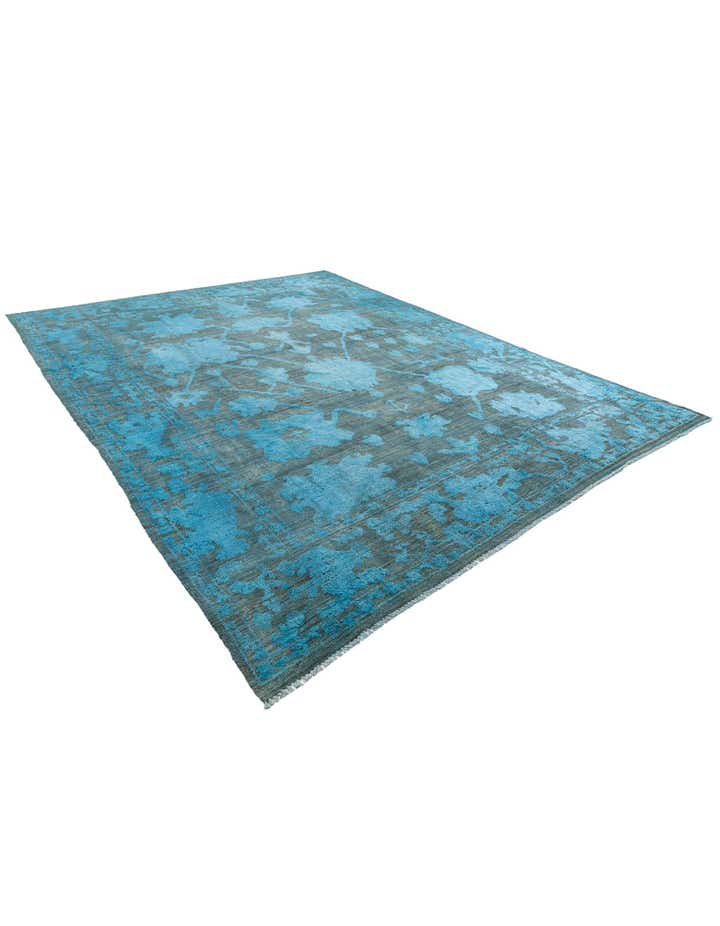 9' 2 x 12' Hand Knotted Oushak Wool Rug