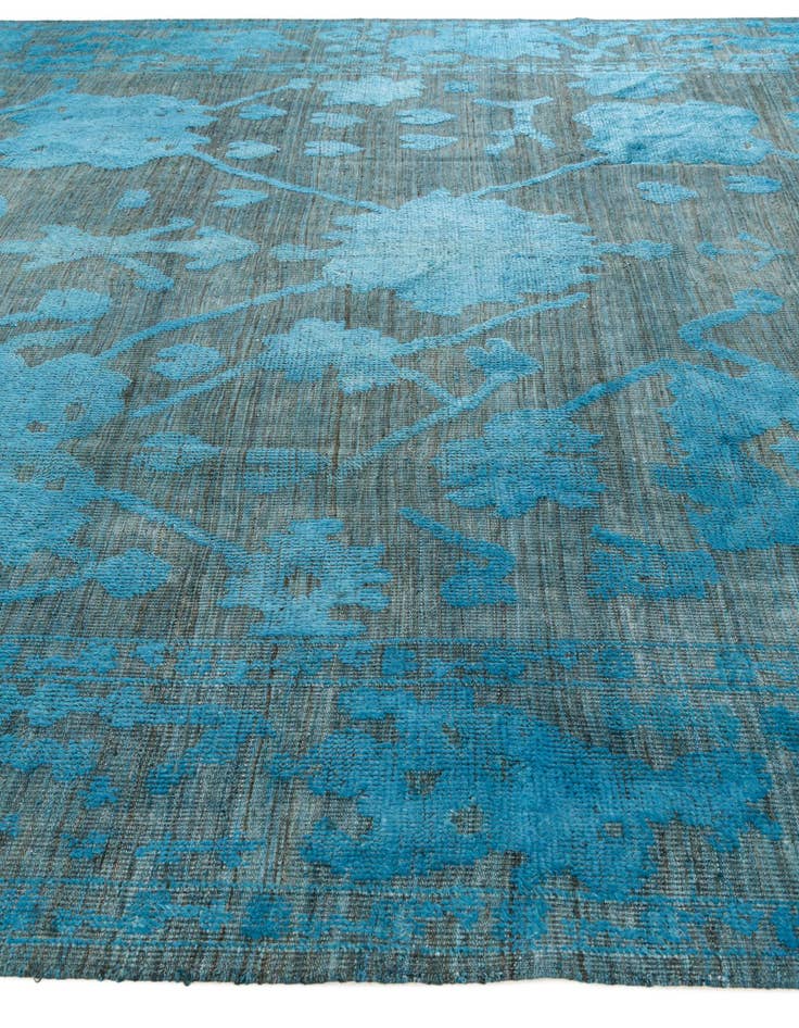 Detail image of 9' 2 x 12'  Hand Knotted Oushak Wool Rug