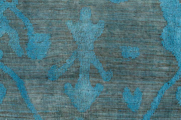 9' 2 x 12' Hand Knotted Oushak Wool Rug