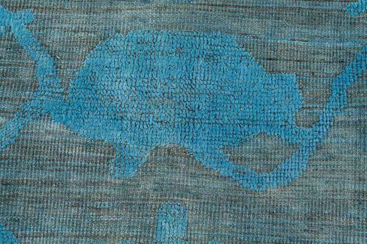 9' 2 x 12' Hand Knotted Oushak Wool Rug