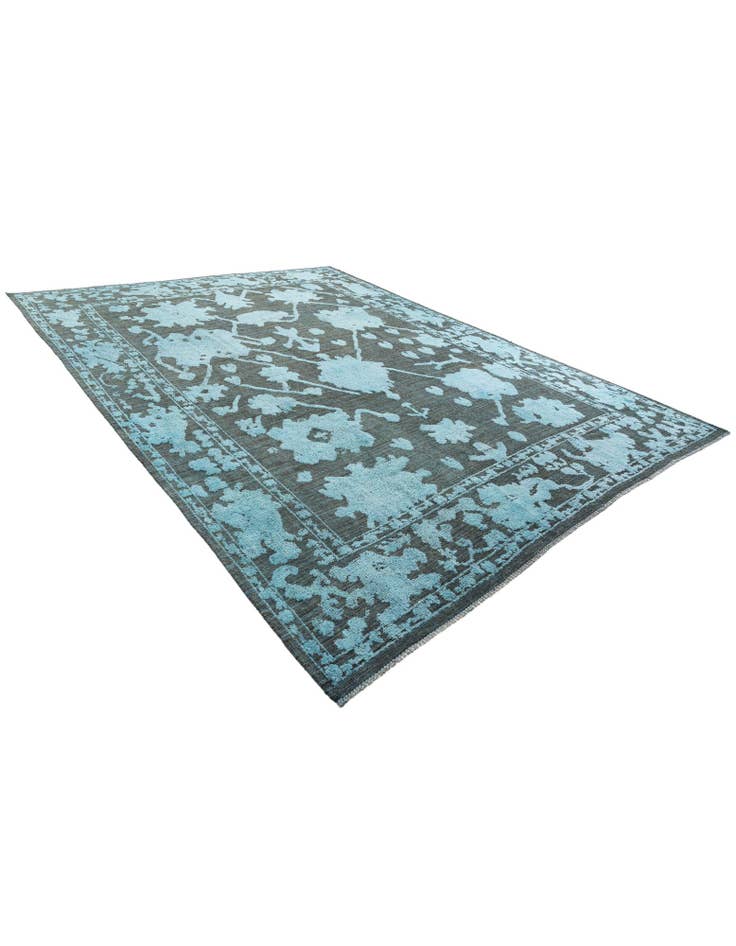 Detail image of 9' 2 x 12' 5 Hand Knotted Oushak Wool Rug