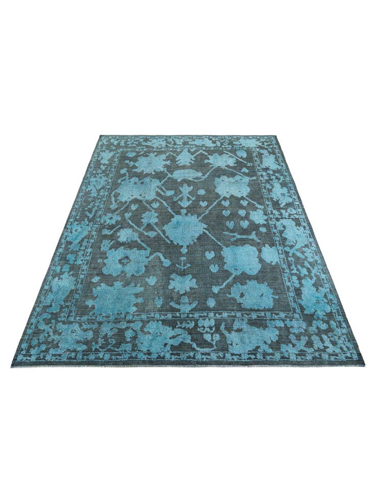 Detail image of 9' 2 x 12' 5 Hand Knotted Oushak Wool Rug