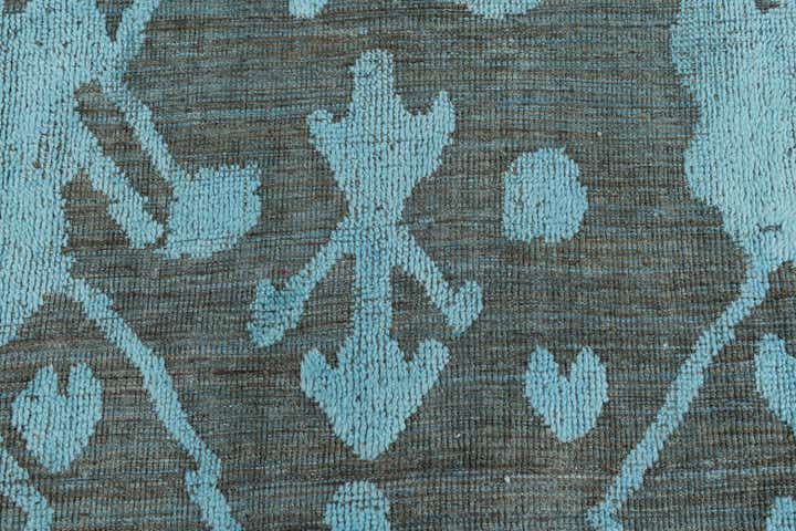 9' 2 x 12' 5 Hand Knotted Oushak Wool Rug