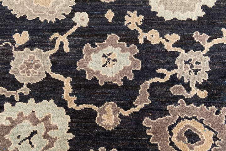 7' 10 x 9' 9 Hand Knotted Oushak Wool Rug