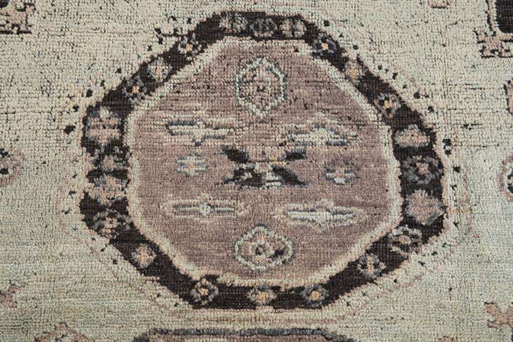 8' 3 x 10' 3 Hand Knotted Oushak Wool Rug