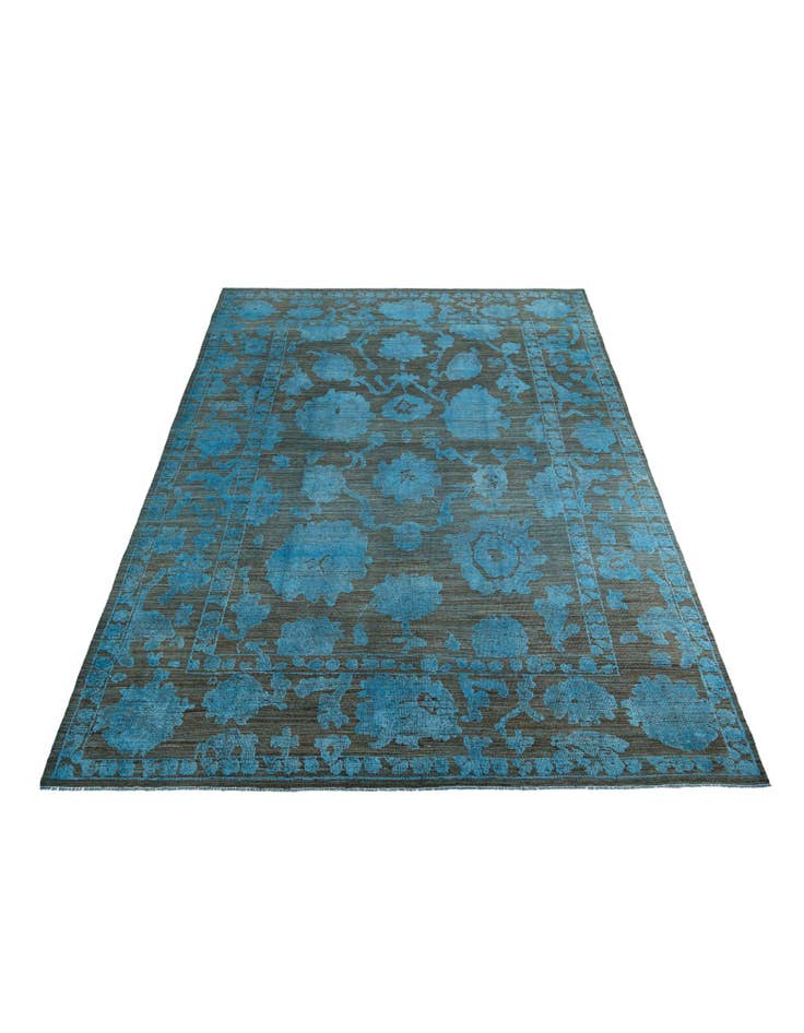 Detail image of 10' x 14' 5 Hand Knotted Oushak Wool Rug