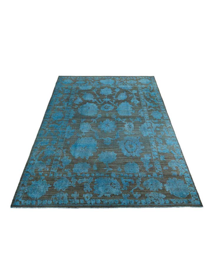 10' x 14' 5 Hand Knotted Oushak Wool Rug
