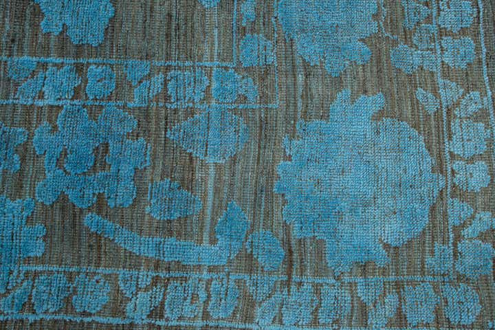 10' x 14' 5 Hand Knotted Oushak Wool Rug