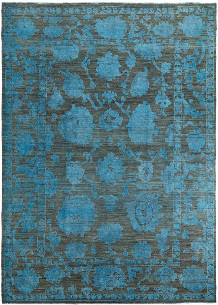 10' x 14' 5 Hand Knotted Oushak Wool Rug
