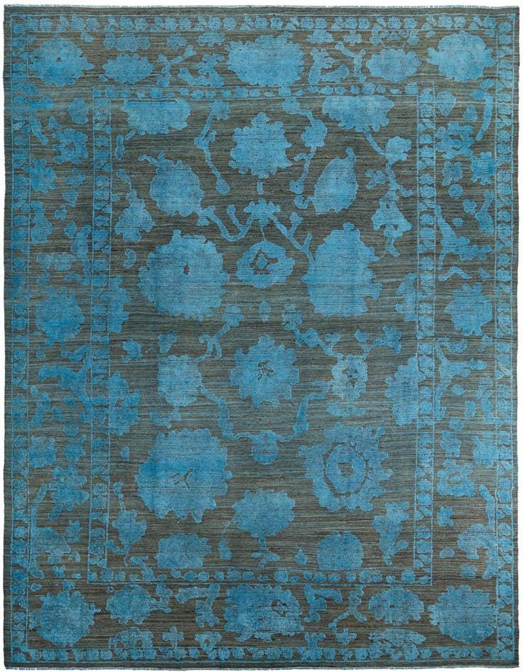 Detail image of 10' x 14' 5 Hand Knotted Oushak Wool Rug