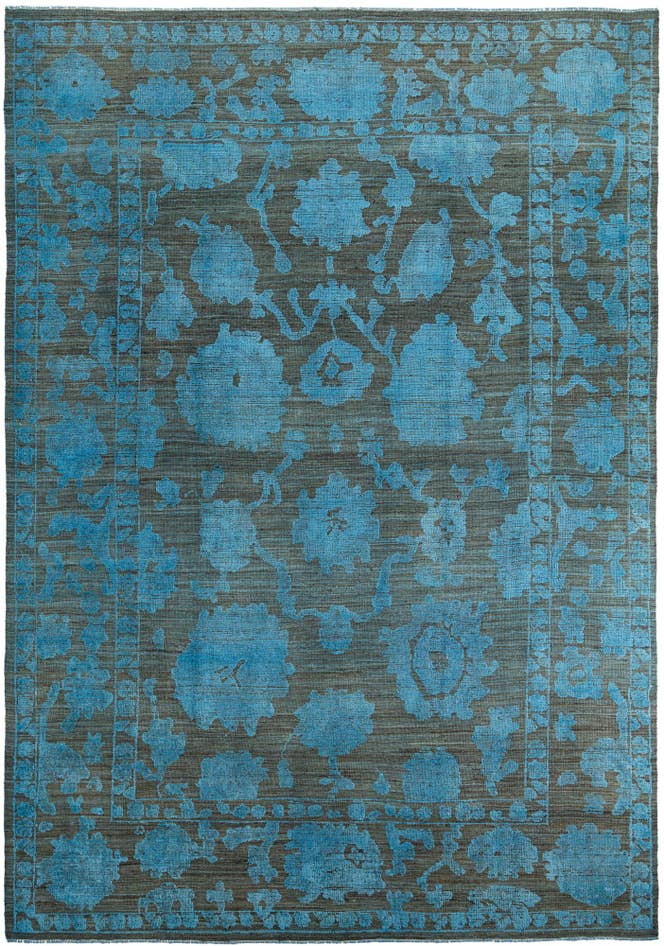 Detail image of 10' x 14' 5 Hand Knotted Oushak Wool Rug