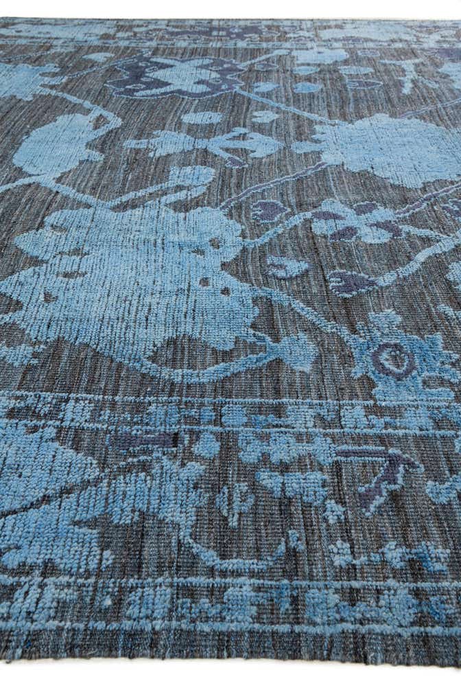 9' x 12' 2 Hand Knotted Oushak Wool Rug