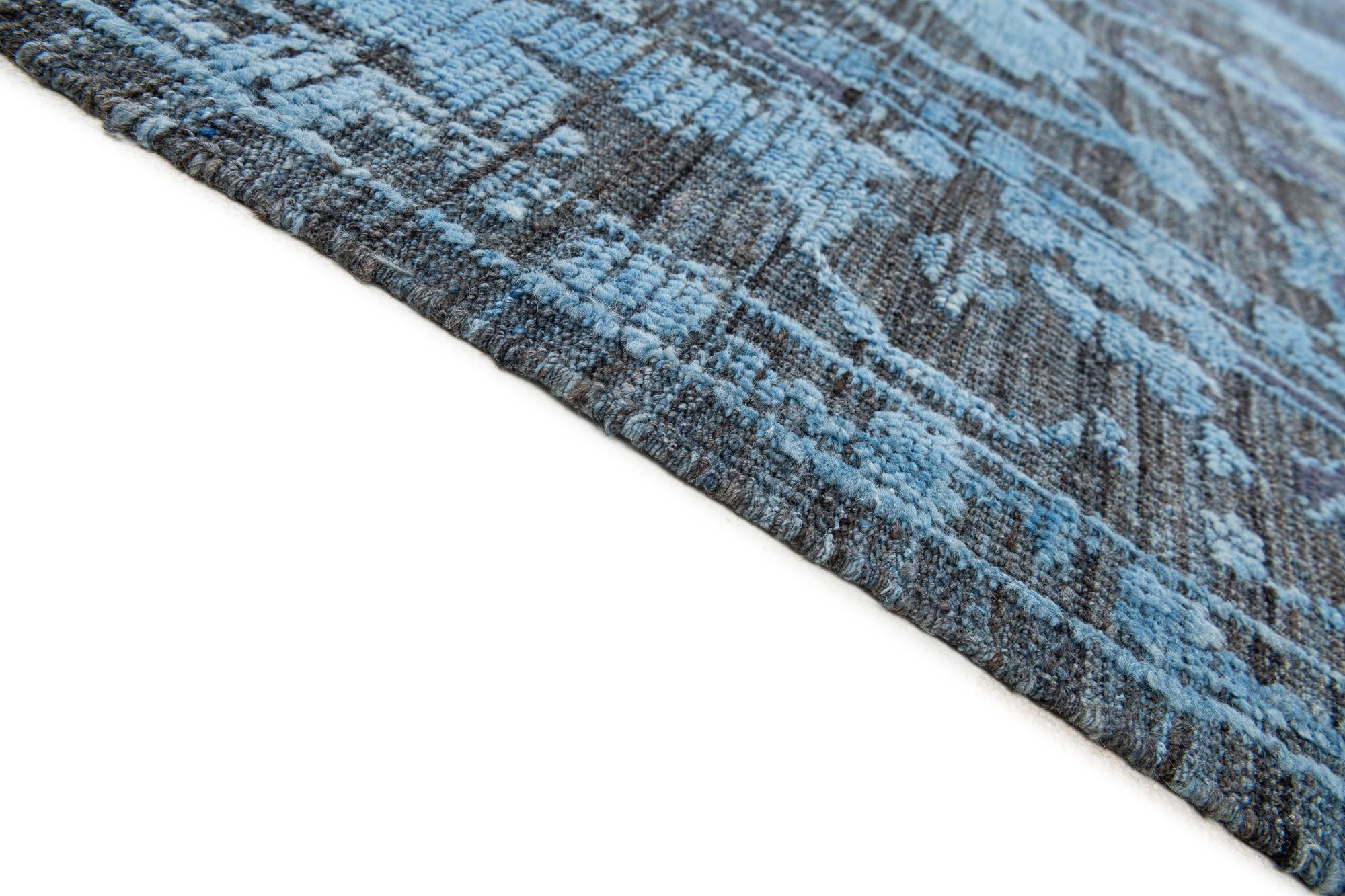 9' x 12' 2 Hand Knotted Oushak Wool Rug