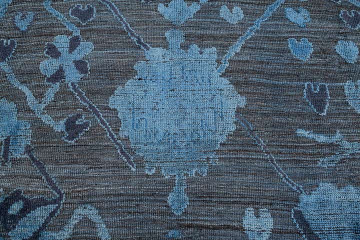9' x 12' 2 Hand Knotted Oushak Wool Rug