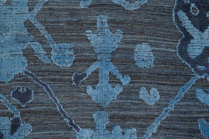 9' x 12' 2 Hand Knotted Oushak Wool Rug