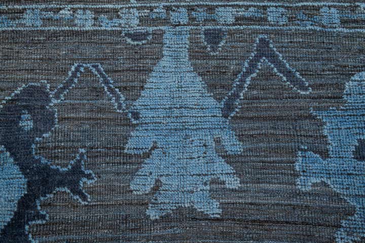 9' x 12' 2 Hand Knotted Oushak Wool Rug