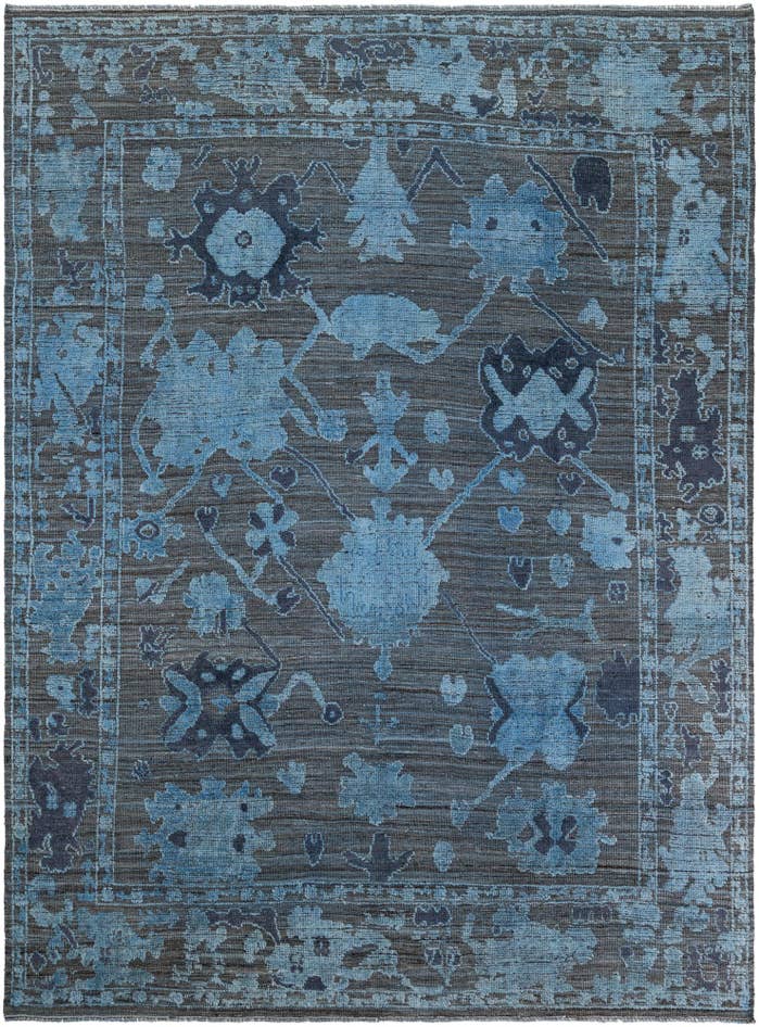 Detail image of 9' x 12' 2 Hand Knotted Oushak Wool Rug