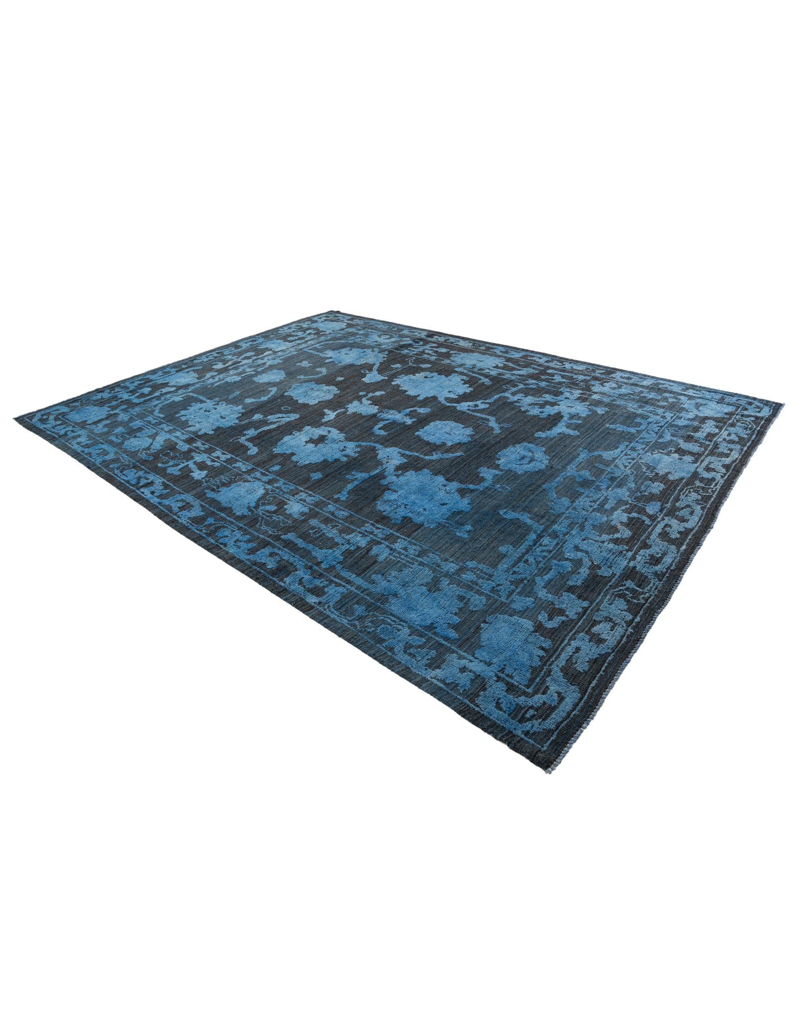 9' 4 x 12' 5 Hand Knotted Oushak Wool Rug