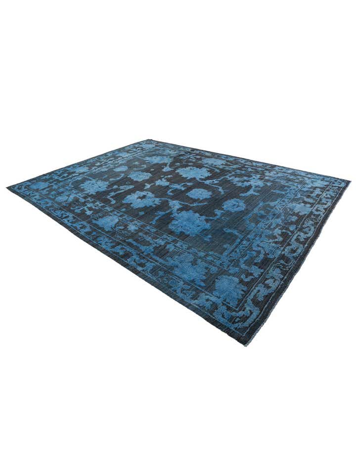 9' 4 x 12' 5 Hand Knotted Oushak Wool Rug