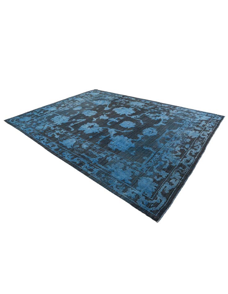 Detail image of 9' 4 x 12' 5 Hand Knotted Oushak Wool Rug
