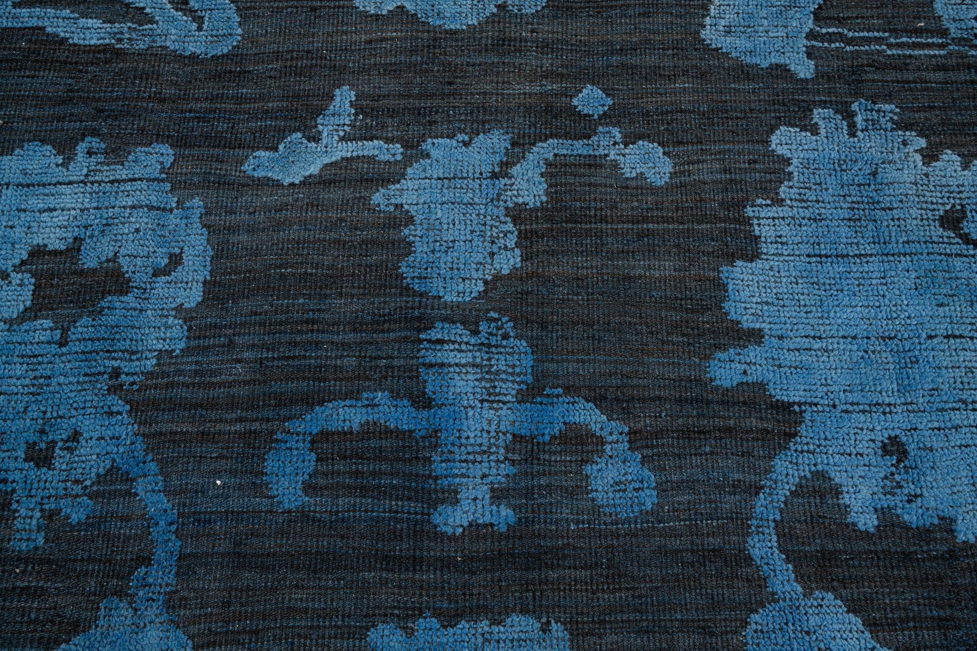 9' 4 x 12' 5 Hand Knotted Oushak Wool Rug