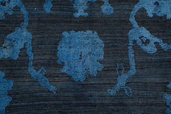 9' 4 x 12' 5 Hand Knotted Oushak Wool Rug
