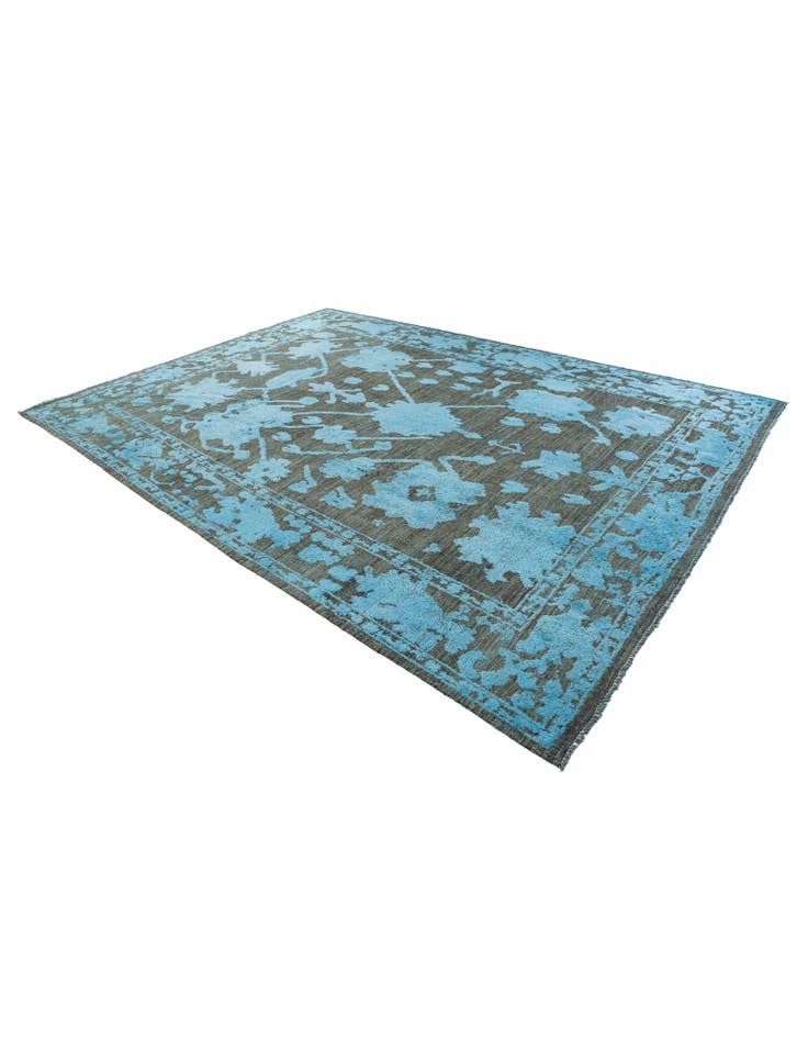 Detail image of 9' 1 x 12' 6 Hand Knotted Oushak Wool Rug