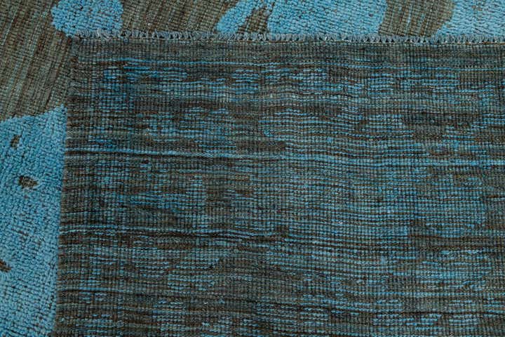 9' 1 x 12' 6 Hand Knotted Oushak Wool Rug