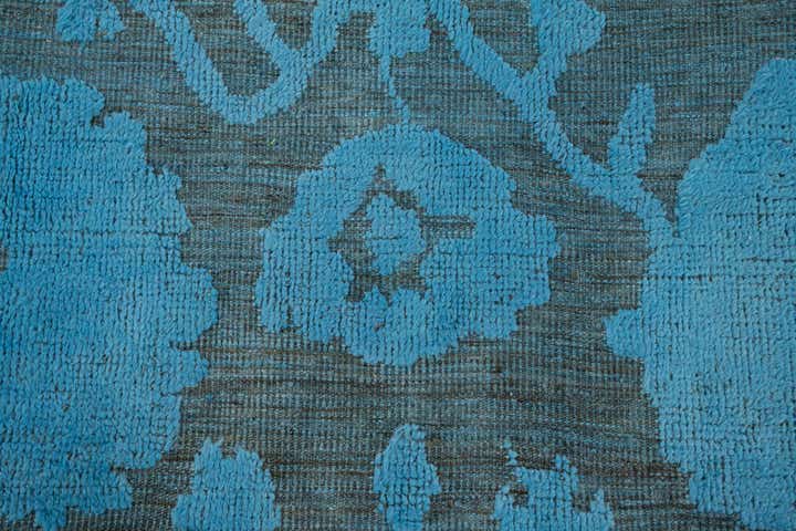 9' x 12' 1 Hand Knotted Oushak Wool Rug