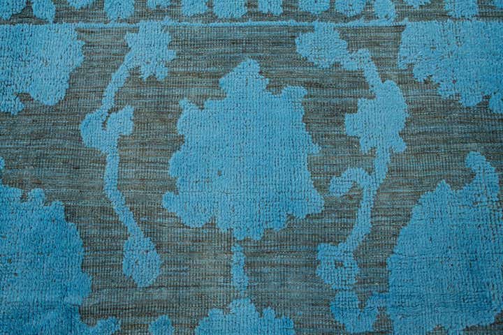 9' x 12' 1 Hand Knotted Oushak Wool Rug