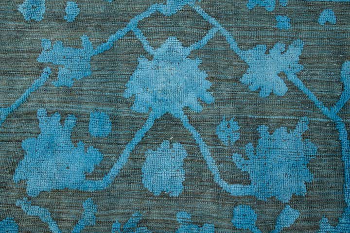9' 4 x 12' Hand Knotted Oushak Wool Rug