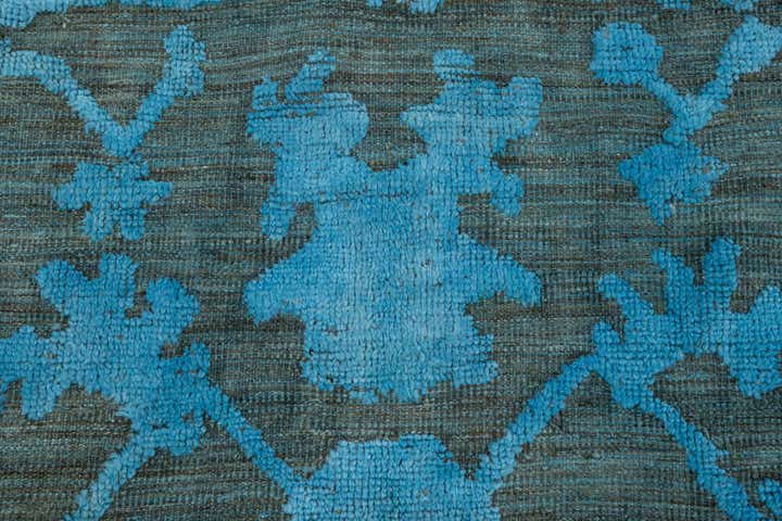 9' 4 x 12' Hand Knotted Oushak Wool Rug