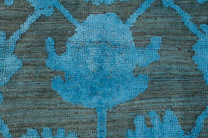 9' 4 x 12' Hand Knotted Oushak Wool Rug