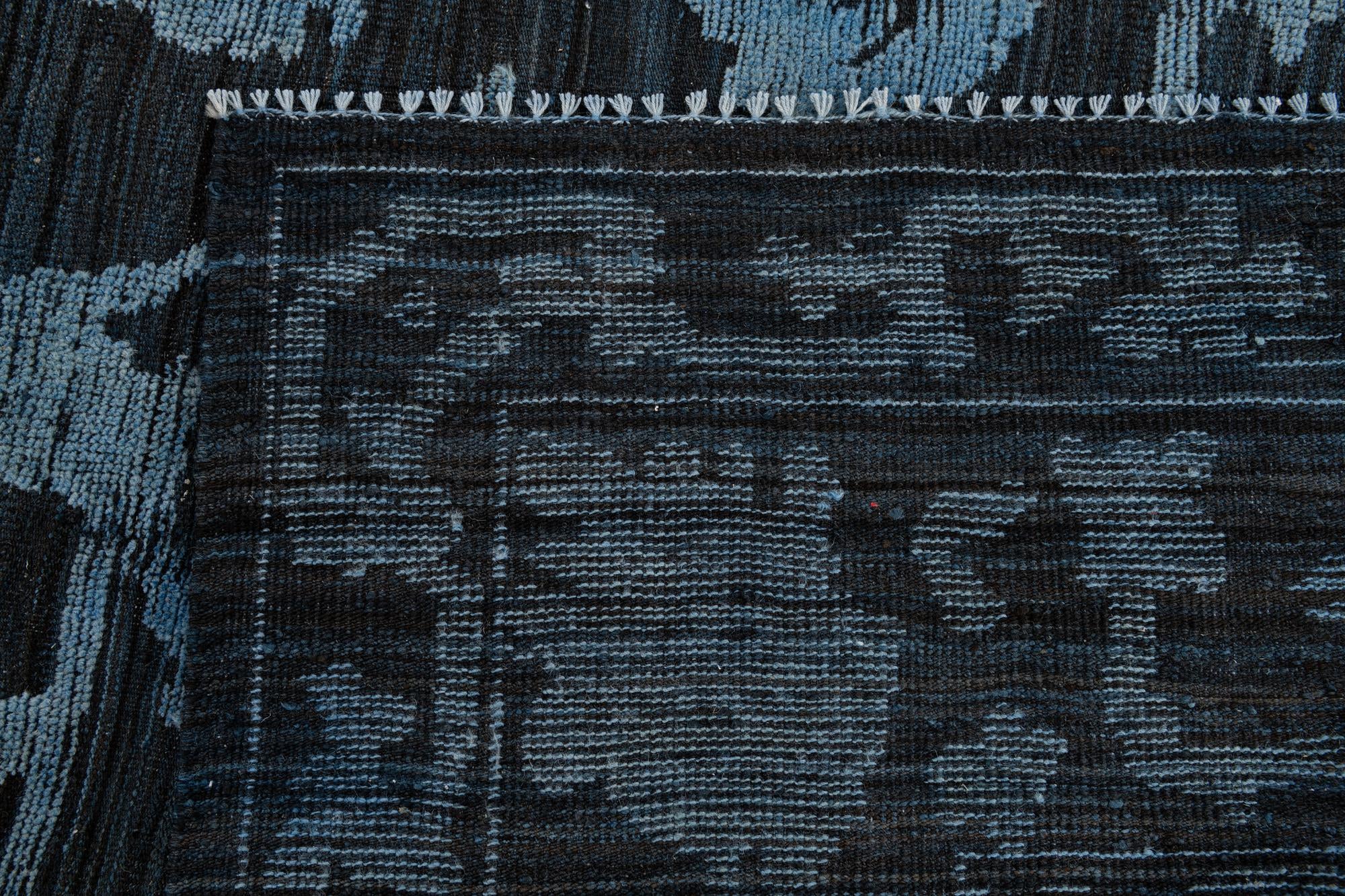 9' 2 x 12' 10 Hand Knotted Oushak Wool Rug