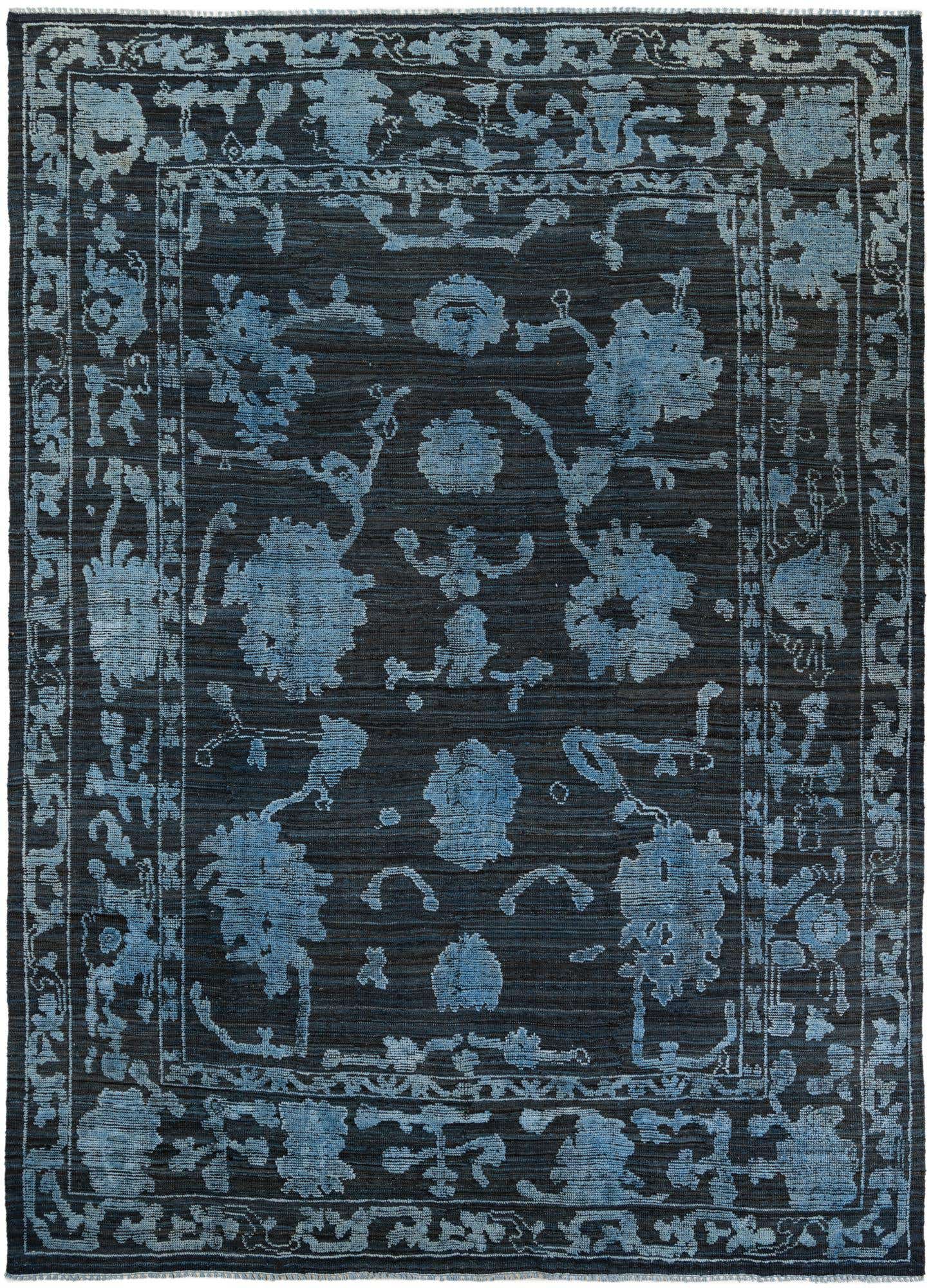 9' 2 x 12' 10 Hand Knotted Oushak Wool Rug