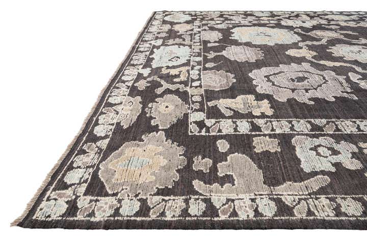 10' 1 x 14' 6 Hand Knotted Oushak Wool Rug