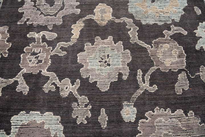10' 1 x 14' 6 Hand Knotted Oushak Wool Rug