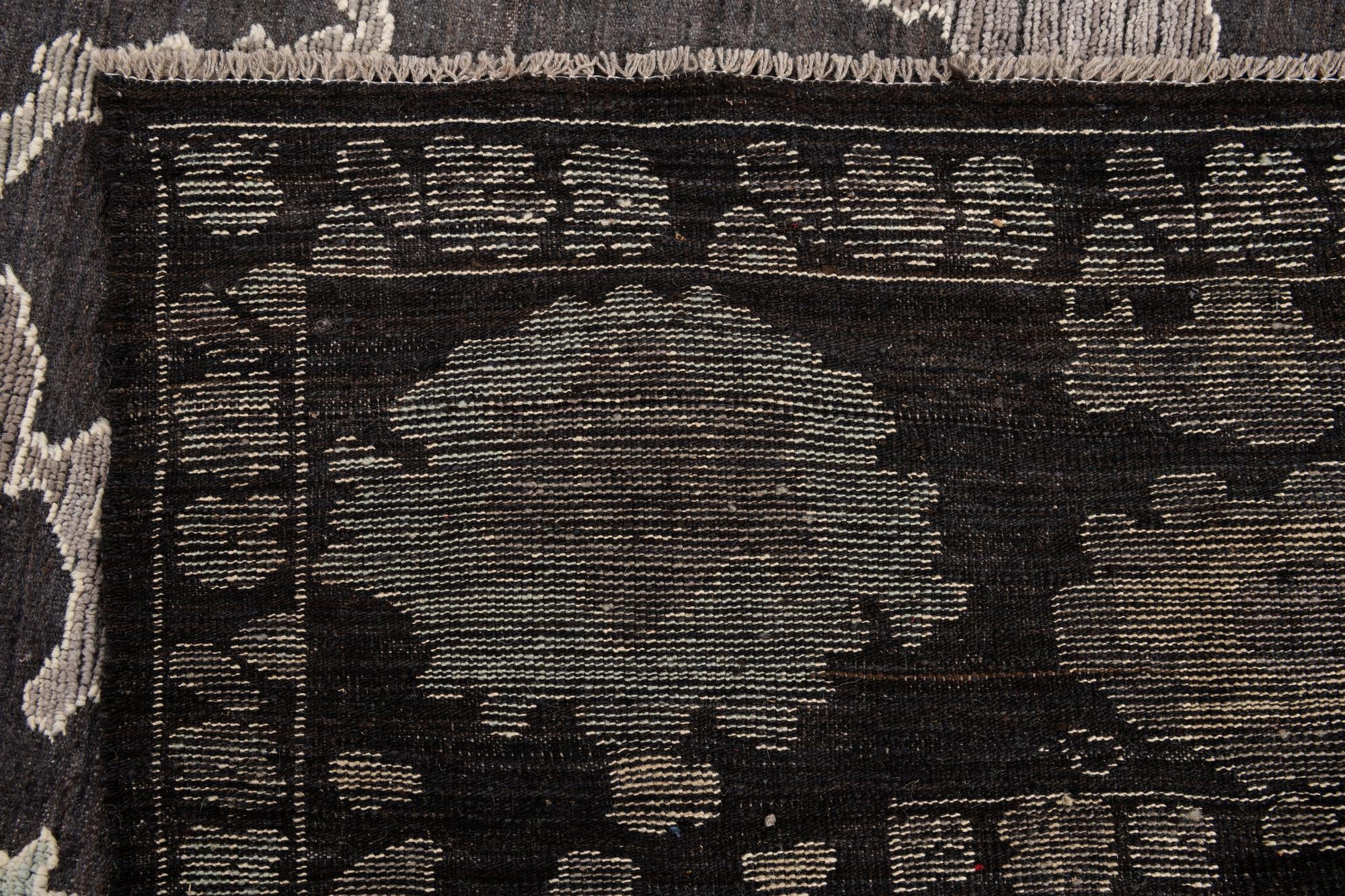 10' 1 x 14' 6 Hand Knotted Oushak Wool Rug