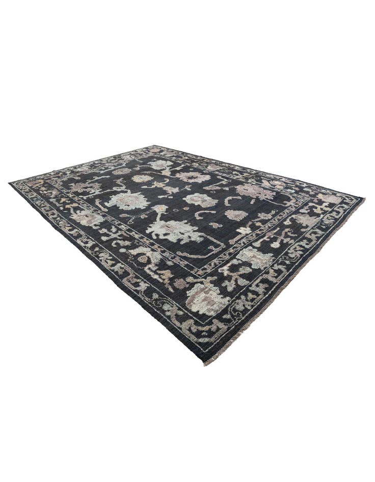 Detail image of 10' 1 x 14' Hand Knotted Oushak Wool Rug