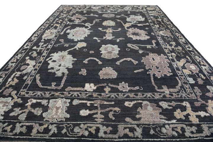 10' 1 x 14' Hand Knotted Oushak Wool Rug