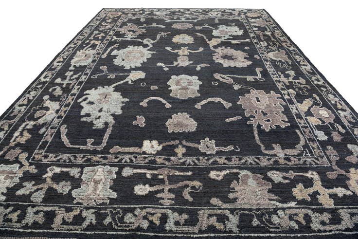 Detail image of 10' 1 x 14' Hand Knotted Oushak Wool Rug