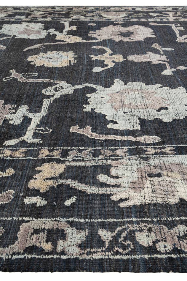 Detail image of 10' 1 x 14' Hand Knotted Oushak Wool Rug