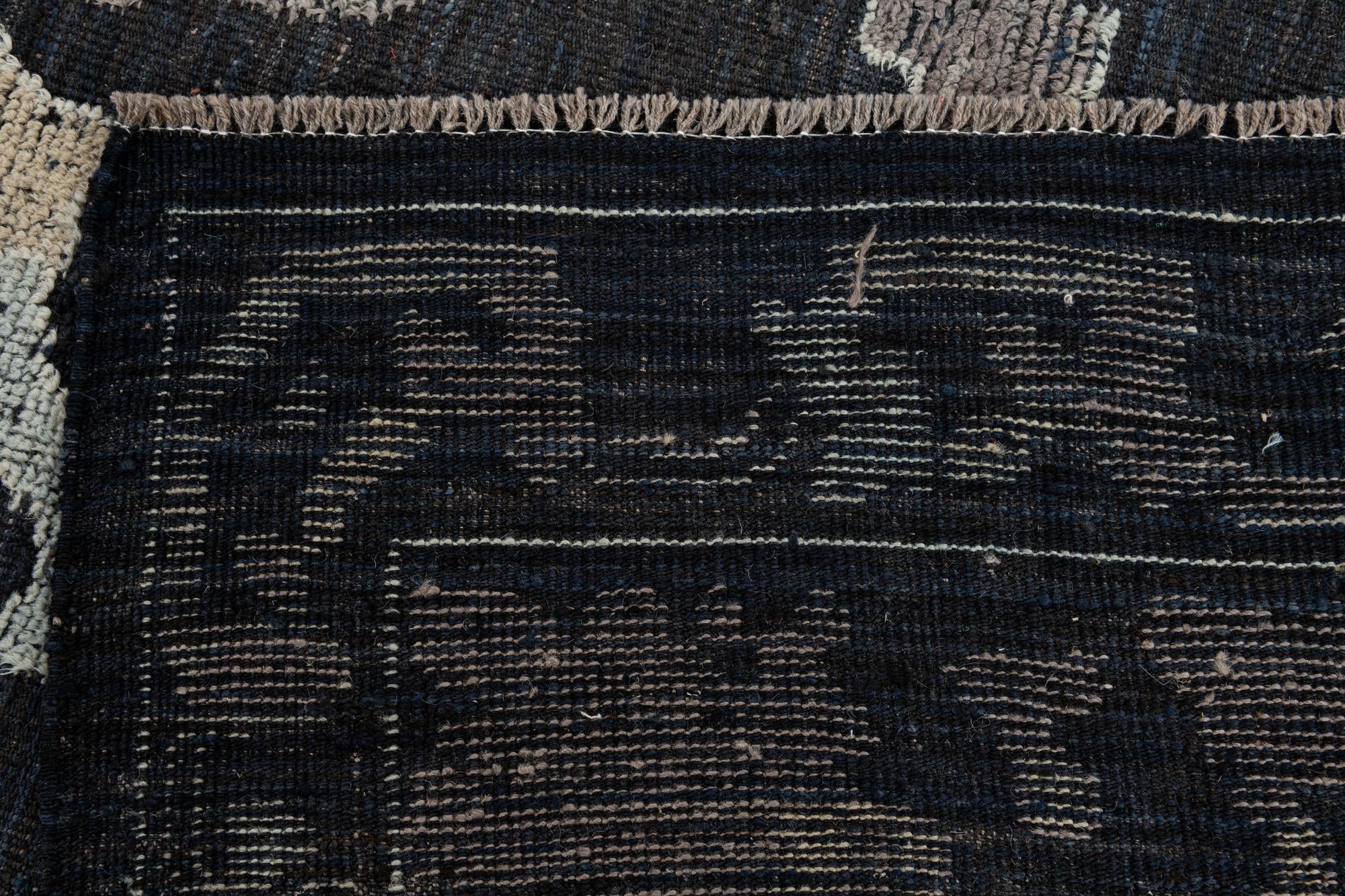 10' 1 x 14' Hand Knotted Oushak Wool Rug