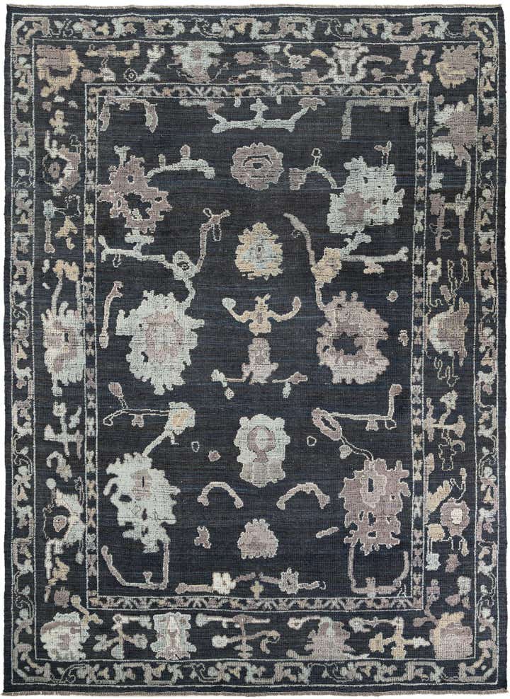 10' 1 x 14' Hand Knotted Oushak Wool Rug