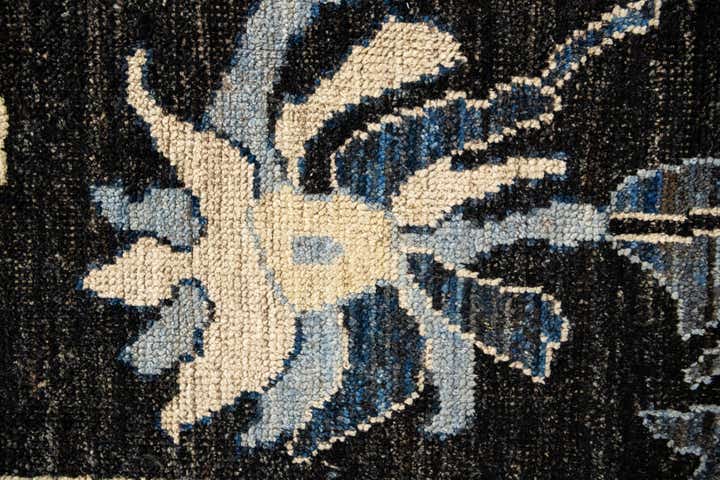 13' x 14' 8 Hand Knotted Oushak Wool Rug