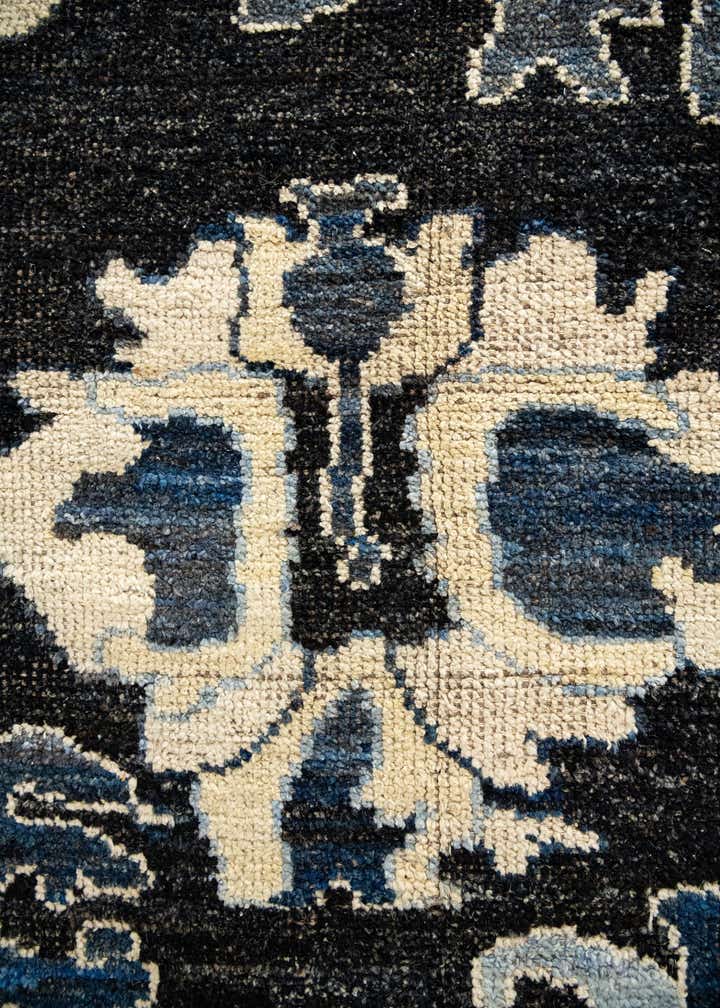 13' x 14' 8 Hand Knotted Oushak Wool Rug