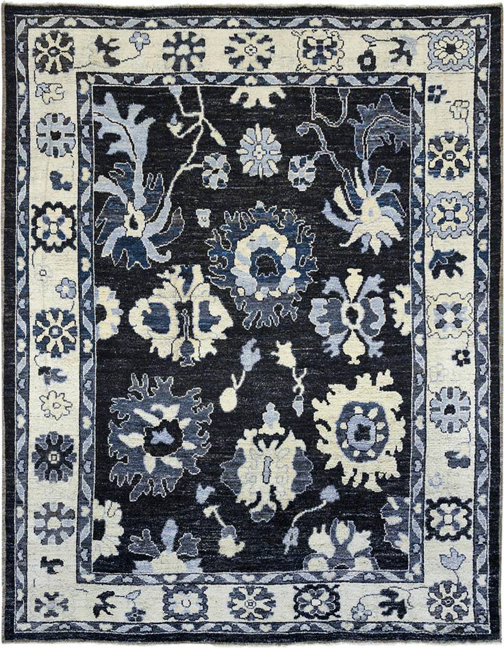 Detail image of 13' x 14' 8 Hand Knotted Oushak Wool Rug