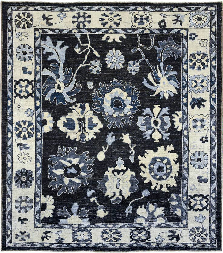 Detail image of 13' x 14' 8 Hand Knotted Oushak Wool Rug