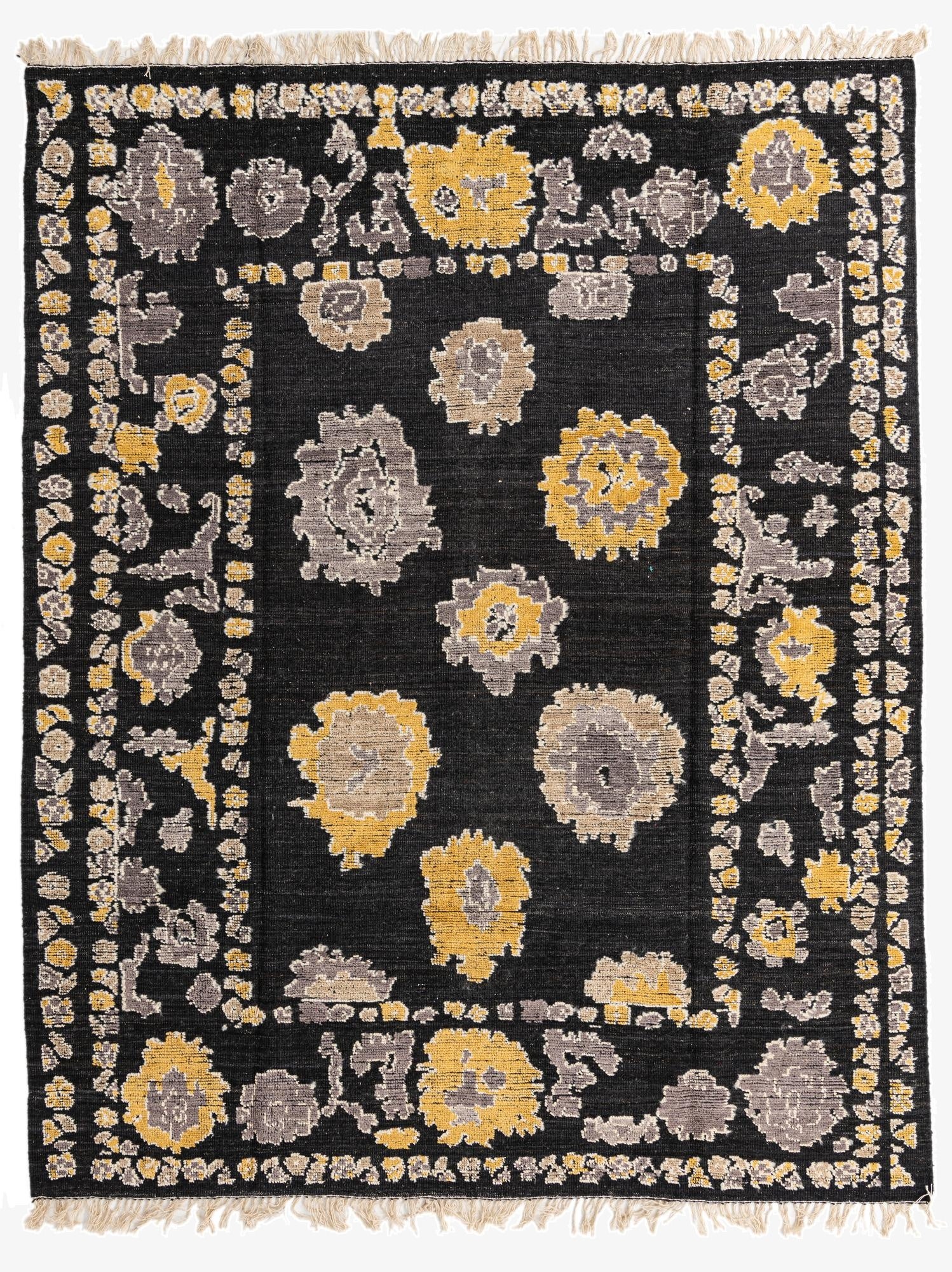 8' x 10'  Hand Knotted Oushak Wool Rug